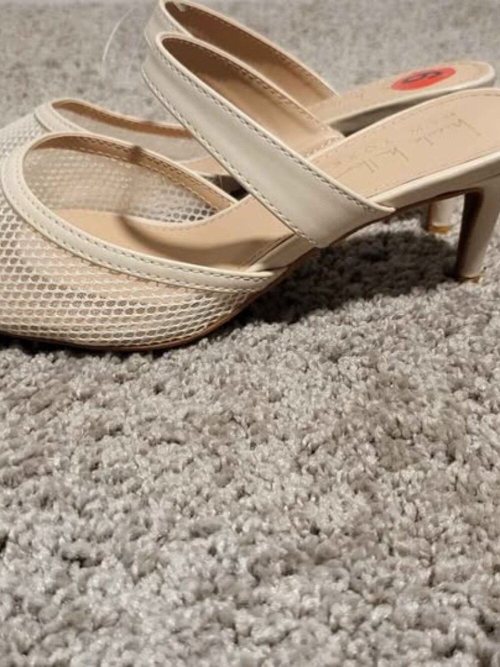 Nicole Miller Pointed Toe Mesh Mules